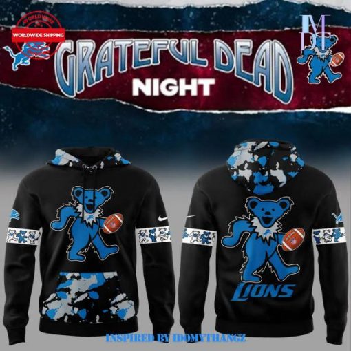 Detroit Lions Grateful Dead Night Hoodie