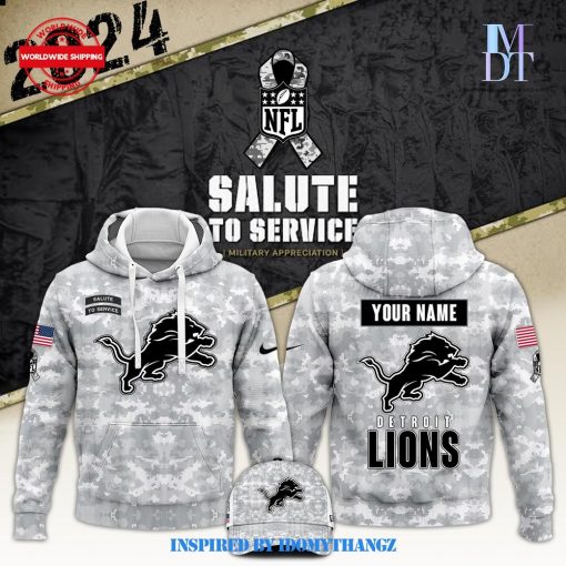 Detroit Lions National Football League Veterans Day Limited Edition Hoodie