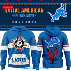 Detroit Lions Native American Heritage Month Hoodie