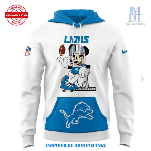 Detroit Lions x Mickey Mouse Limited Edition Hoodie