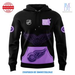 Detroit Red Wings x Hockey Fights Cancer 2024 Hoodie