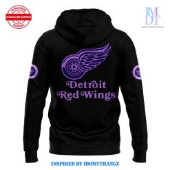 Detroit Red Wings x Hockey Fights Cancer 2024 Hoodie