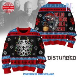 Disturbed Hello Darkness My Old Friend Sweater