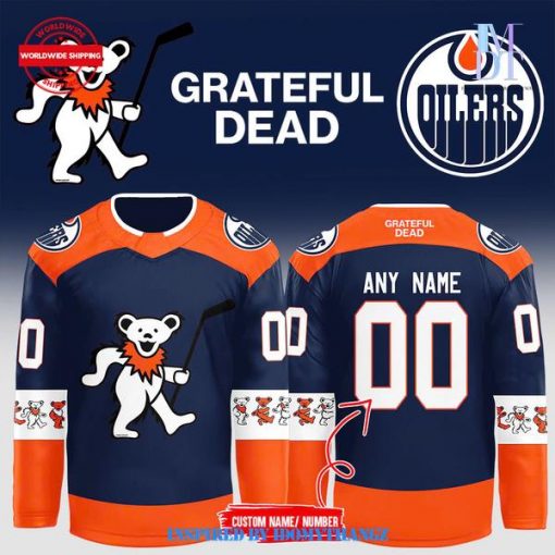 Edmonton Oilers x Grateful Dead Night 2024 Jersey