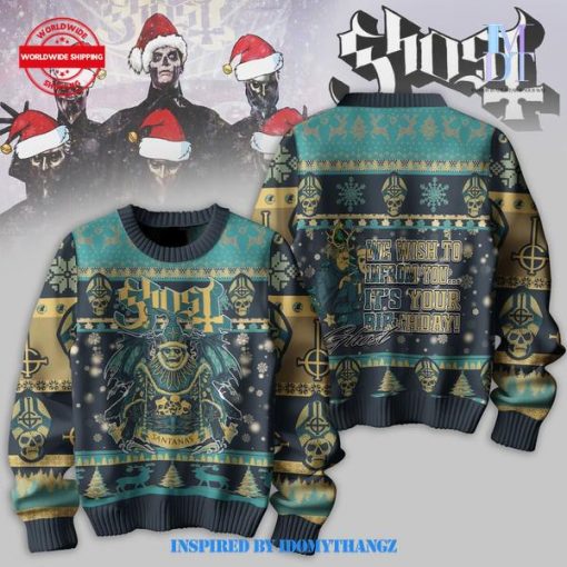 Ghost We Wish To Inform You Sweater