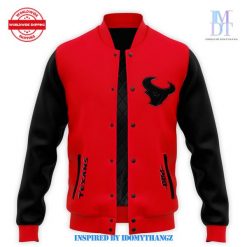 Houston Texans Battle Red Merch Limited Baseball Jacket