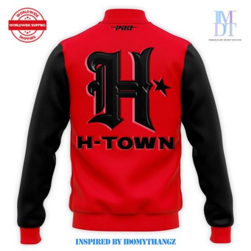 Houston Texans Battle Red Merch Limited Baseball Jacket