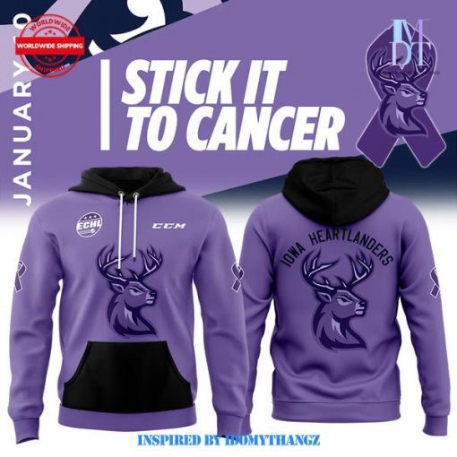 Iowa Heartlanders x Stick It To Cancer Hoodie 2024