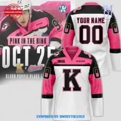 Kingston Frontenacs Pink in the Rink Jersey