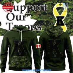 Kingston Frontenacs Support Our Troops Hoodie