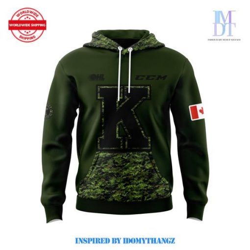 Kingston Frontenacs Support Our Troops Hoodie