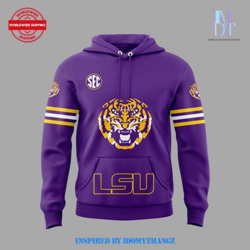 LSU Tigers Football It Never Gets Old Stadium Hoodie