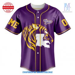 LSU Tigers Geaux Special Version Baseball Jersey