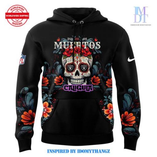 Las Vegas Raiders 2024 Dia De Los Muertos Limited Hoodie