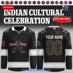 Los Angeles Kings 2024 Indian Cultural Night Limited Edition Custom Jersey