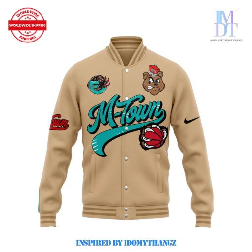 Memphis Grizzlies Baseball Jacket City Collection