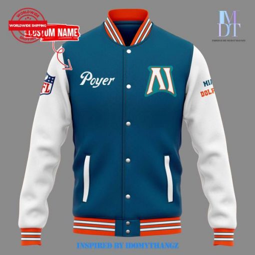 Miami Dolphins Limited Edition 2024 Baseball Jacket