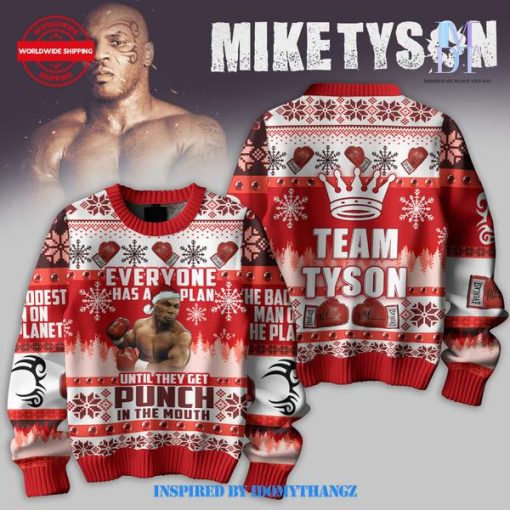 Mike Tyson Everyone Has A Plan Sweater