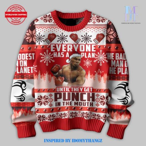 Mike Tyson Everyone Has A Plan Sweater