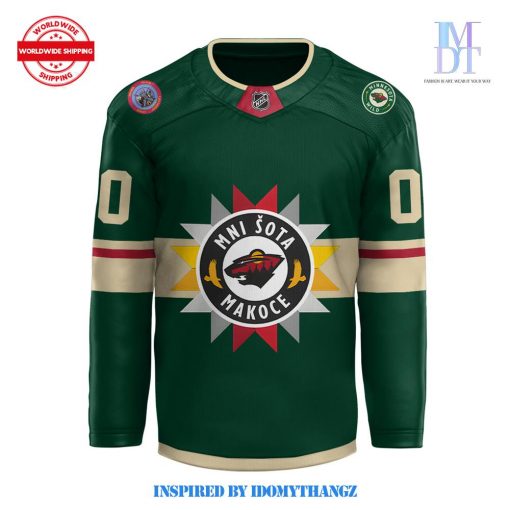 Minnesota National Hockey League Limited Edition 2024 Native American Jersey