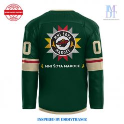 Minnesota National Hockey League Limited Edition 2024 Native American Jersey