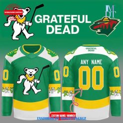 Minnesota Wild x Grateful Dead Night 2024 Jersey