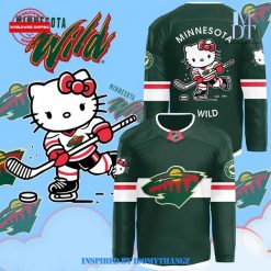 Minnesota Wild x Hello Kitty 50th Anniversary Exclusive Jersey