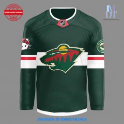 Minnesota Wild x Hello Kitty 50th Anniversary Exclusive Jersey