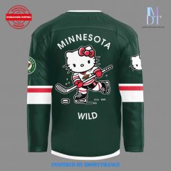 Minnesota Wild x Hello Kitty 50th Anniversary Exclusive Jersey