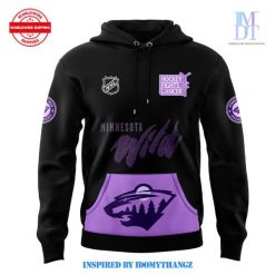 Minnesota Wild x Hockey Fights Cancer 2024 Hoodie