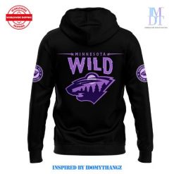 Minnesota Wild x Hockey Fights Cancer 2024 Hoodie