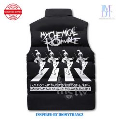 My Chemical Romance Famous Last Words Sleeveless Puffer Jacket