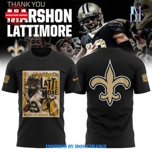 New Orleans Saints Thank You Marshon Lattimore Shirt