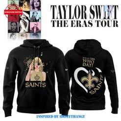 New Orleans Saints x Taylor Swift The Eras Tour Hoodie