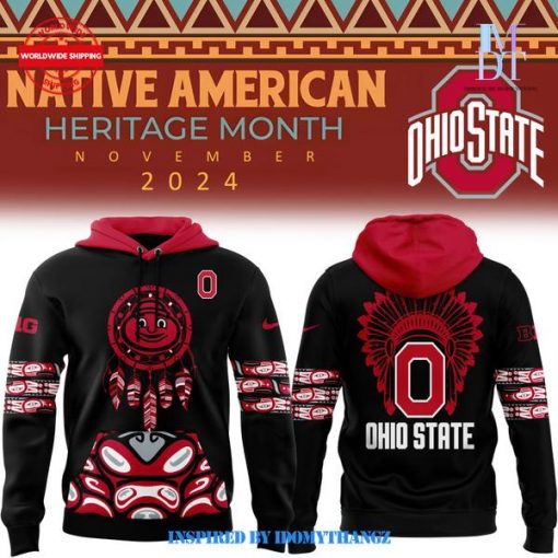 Ohio State Football 2024 Native American Heritage Hoodie