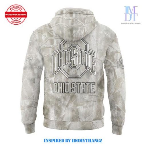 Ohio State Football And Fitch Camo Hoodie