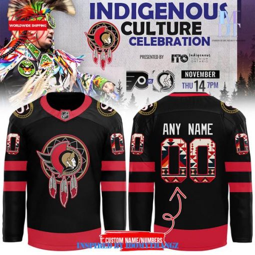 Ottawa Senators Indigenous Culture Celebration Jersey