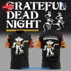 Pittsburgh Penguins Grateful Dead Night Black Shirt