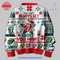 Rolling Stones You Can’t Always Get What You Want Christmas Sweater