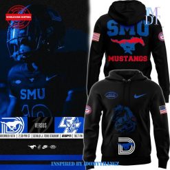 SMU Mustangs Football Dark Mode Hoodie 2024