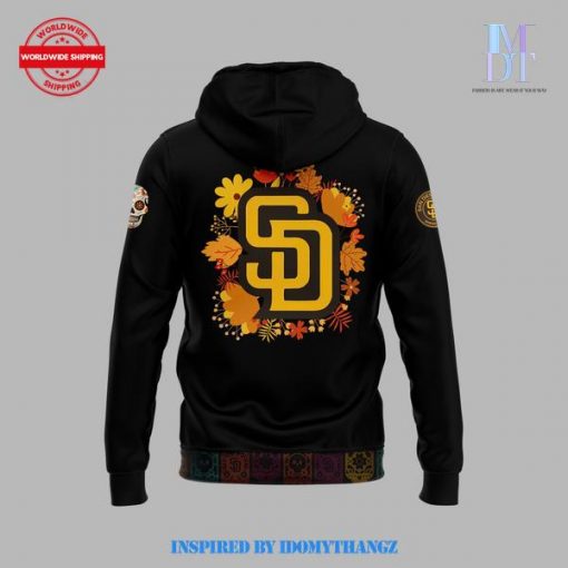 San Diego Padres 2024 MLB Dia De Los Muertos Hoodie