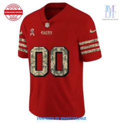 San Francisco 49ers x George Kittle Salute to Service Custom Jersey