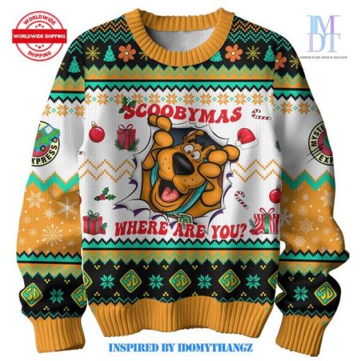 Scooby-Doo Scoobymas Where Are You Christmas Sweater