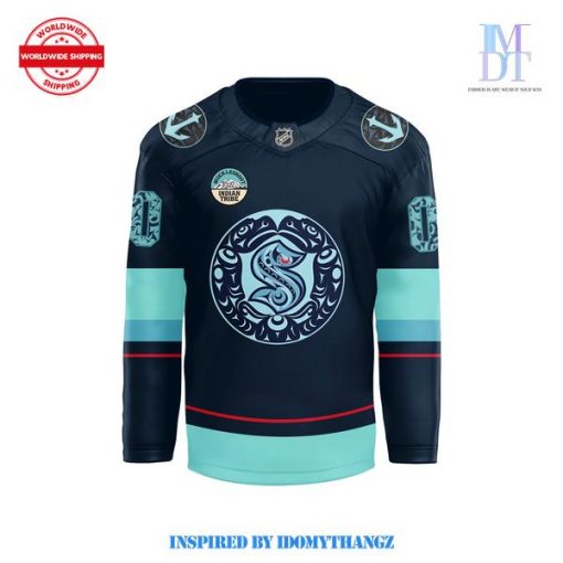 Seattle Kraken Native American Heritage Month Jersey