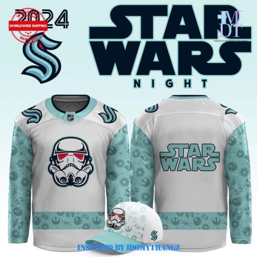 Seattle Kraken x Star Wars Night Jersey