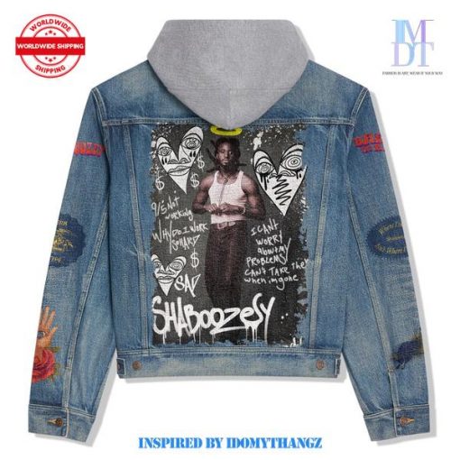 Shaboozey A Bar Song Hooded Denim Jacket