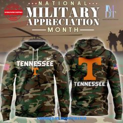 Tennessee Volunteers 2024 Military Appreciation Camo Hoodie