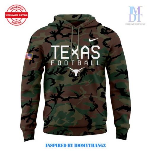 Texas Longhorns 2024 Military Appreciation Camo Hoodie