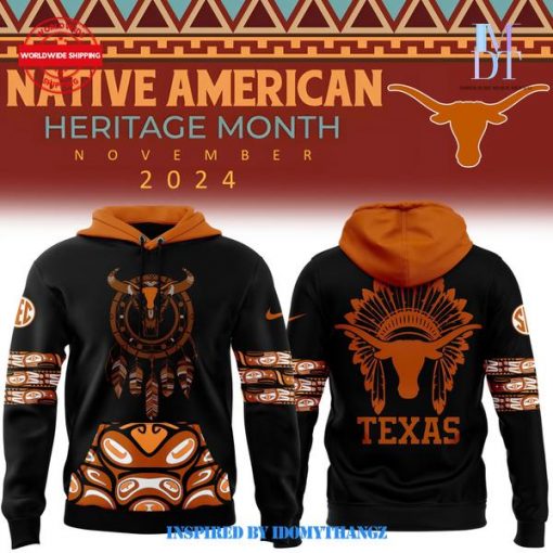 Texas Longhorns Native American Heritage Month Hoodie