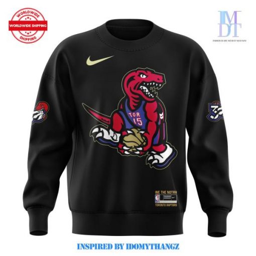 Toronto Raptors 30th Anniversary City Edition Black Sweatshirt